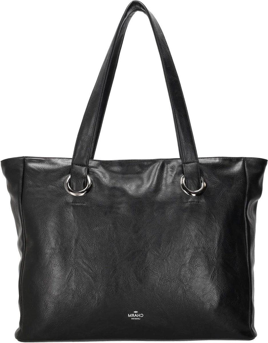 Laptoptas - Schoudertas Laptop - Zakelijk Vervoer - Gewatteerd Interieur - 17.3 inch - Zwart