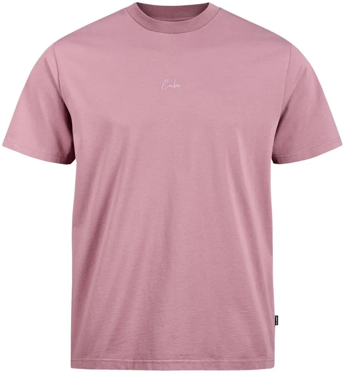 Cube Organic Script Gty Fit T-shirt Met Korte Mouwen Man Lavender