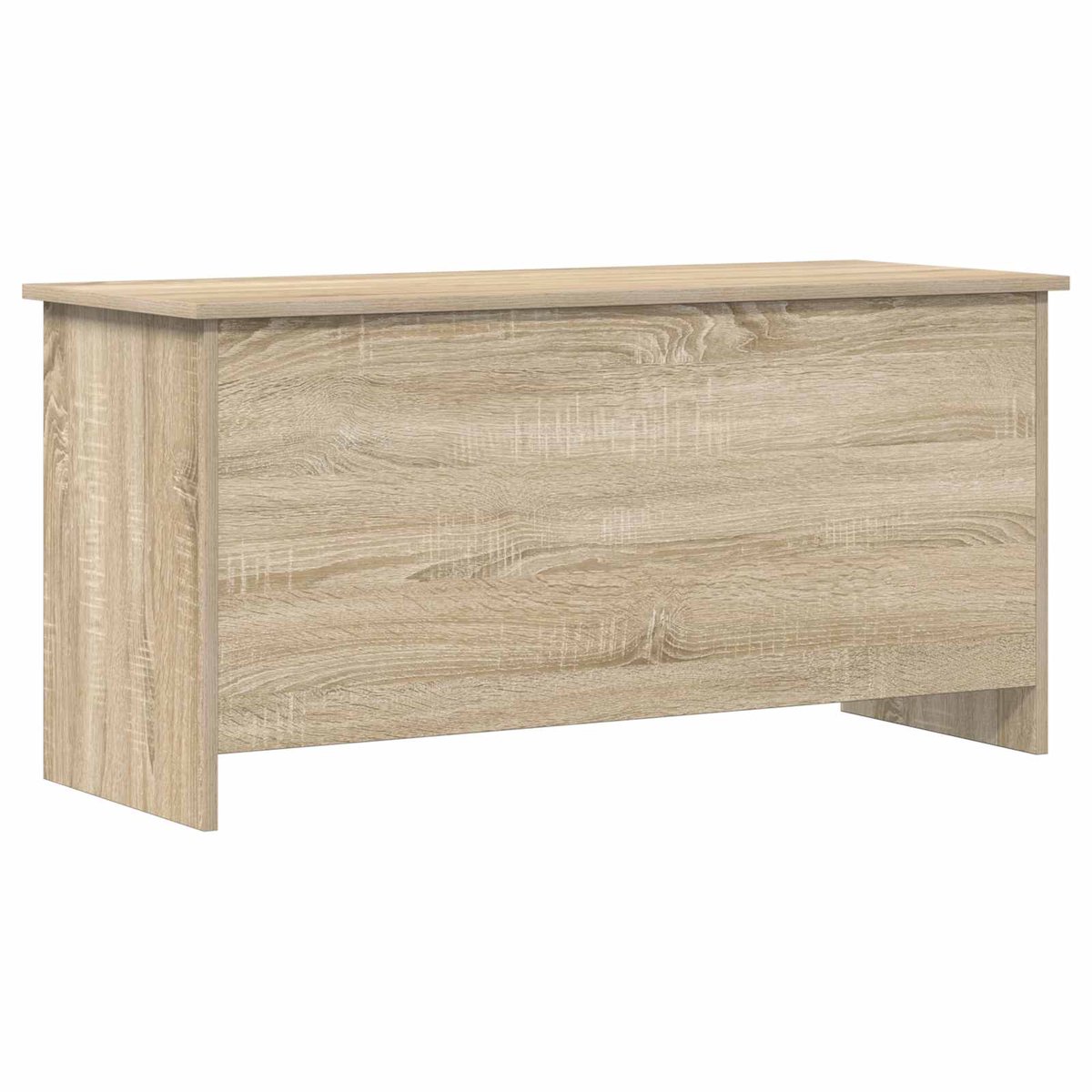 vidaXL - Opbergkist - Sonoma - Eiken - 100 - x - 40 - x - 50 - cm - Bewerkt - hout