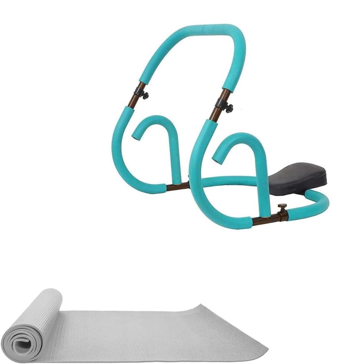 Fitness AB Trimmer - Buikspier Trainer Mat - Spierversterking Thuis - Met Hoofdsteun - 4 mm Mat - null