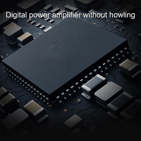 Spraakversterker - Draagbare Luidspreker - Publiek Toespraken - Oplaadbare Batterij - 8W Vermogen - Wit — afbeelding 3