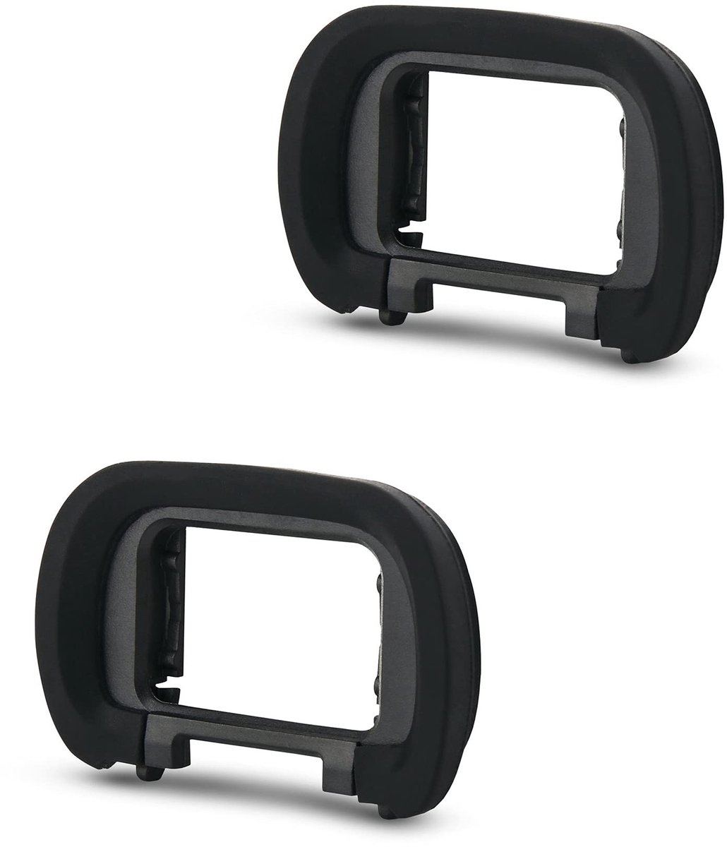 Dailygoody - Zachte Siliconen Oogschelp - Oculair Vervangset - 2 Stuks - Geschikt voor Brildragers - Voor Sony Alpha Camera's - Duurzaam en Comfortabel