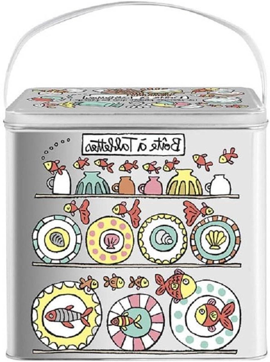 Vaatwastabletbox - Tabletdoos Vaatwasser - Vaatwastabletten Opbergen - Met Scharnier - 13 x 20 x 195 cm - Metaal