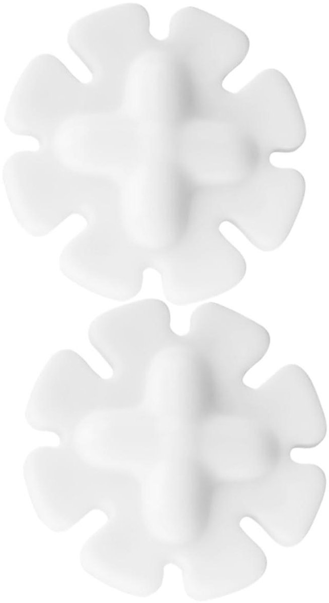 Magnetische Roerstaafjes - Mixer Staafjes - Laboratorium Experimenten - Lichtgewicht en Draagbaar - 4.1 x 4.1 x 0.5 cm - Wit