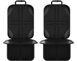 Autostoelbeschermer Kinderzitje - Stoelbeschermer Baby - Auto Interieur Beschermen - Antislip Materiaal - Voor Alfa Romeo Mito - Zwart