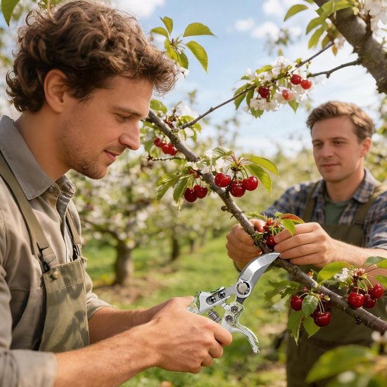 Daity 1 Stuk - Tuinschaar - Robuuste schaar, antislipschaar met duurzaam mes, geschikt voor gazon, snoeischaar, tuingereedschap voor heggen, bloemen, groenten, landschapsarchitectuur, buiten- en binnentuin. van Daity — afbeelding 3
