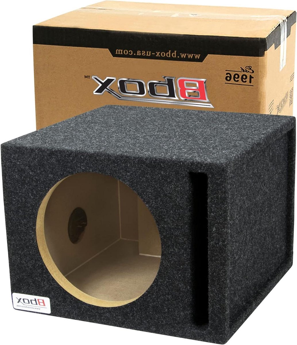 Subwoofer Behuizing - Subwoofer Box - Verbeter Geluid - Pro Tuned Ontwerp - 10 Inch - Houtskool