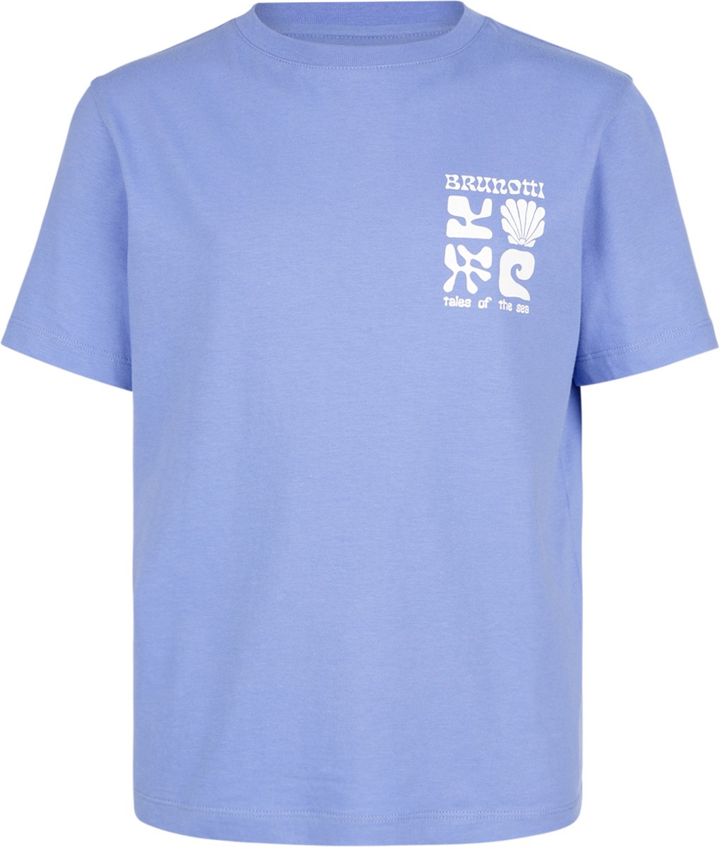 Brunotti Zennandy T-Shirt Meisjes 100% Katoen Relaxed Fit 164 Jewel