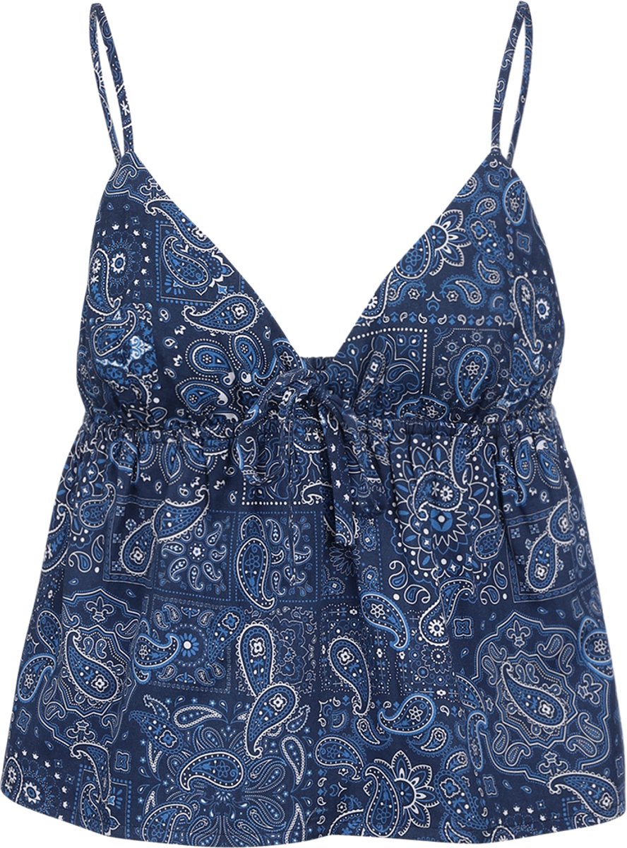 Brunotti Banda Top Indigo Dames 100% Viscose Loose Fit XL Blauw
