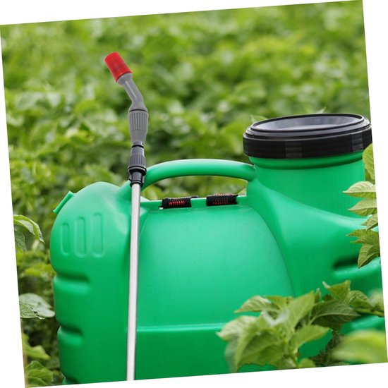 4 stuks-Sproeimondstuk - Conisch verstuivingsmondstuk - Tuingereedschap - Verstelbare verstuiving en waterstraal - Sproeiaccessoires - Geschikt voor schoudersproeiers van 3L, 5L en 8L - Grijs -9.5*1.7*3 van Merkloos	 — afbeelding 3