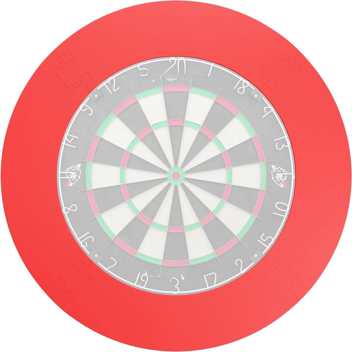 REN® Dartbord Surround Ring - Surround Ring- Rood- 52cm x 23cm x 11cm; 315 g