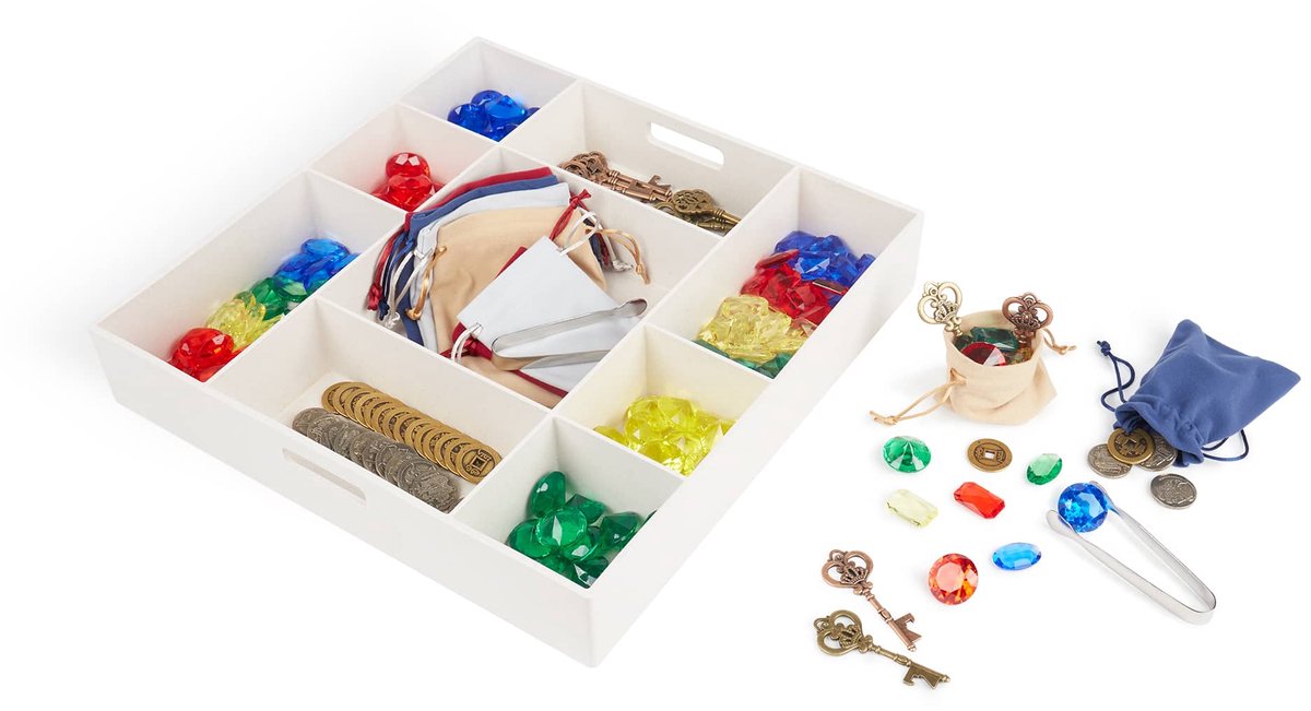 Guidecraft STEM speelgoed Timeless Treasures Loose Parts bouwset.