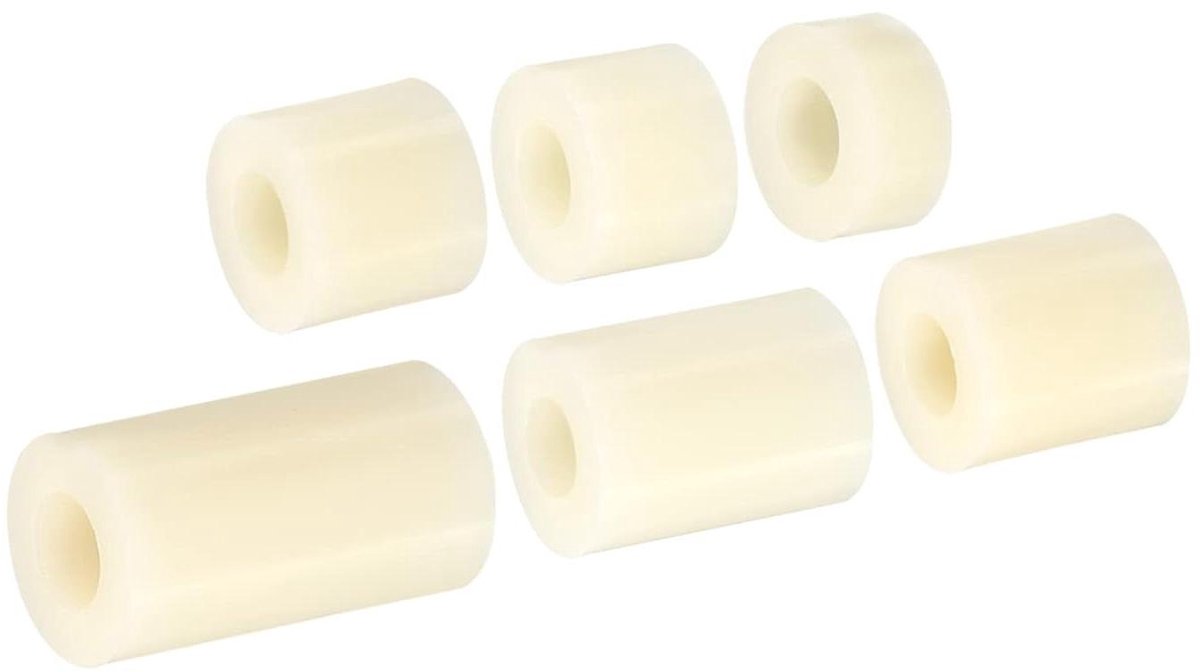 Nylon Spacer Set - Afstandhouders - 3D Printer Montage - 60 Stuks - M5 Schroeven - Beige