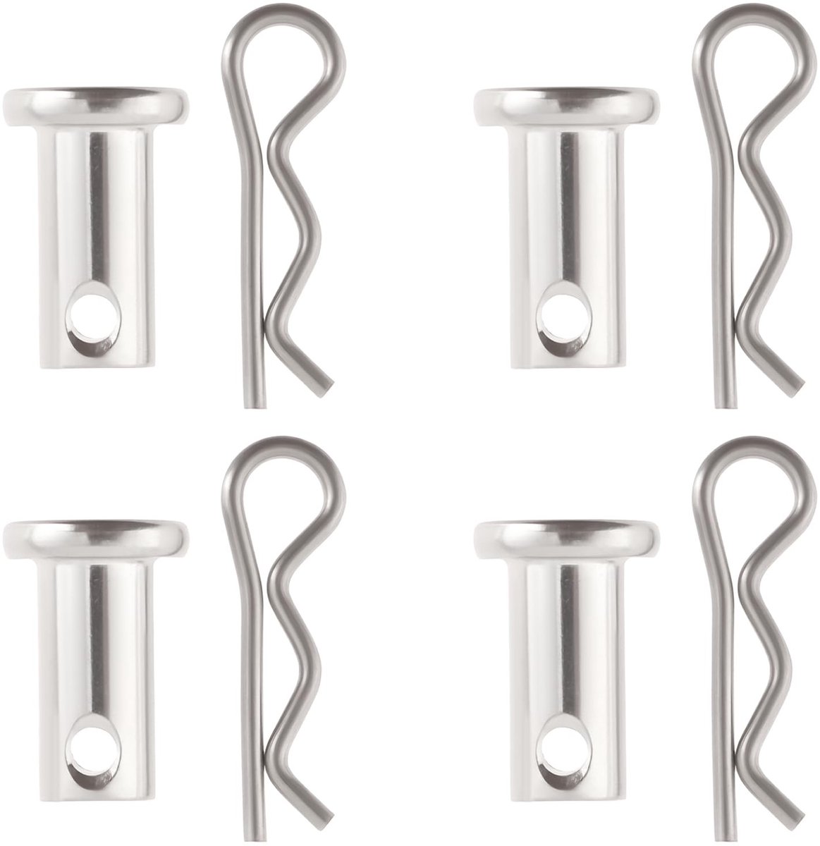 4 Stuks Deurslot Strap Pin 304 RVS voor Ford Escort MK1 MK2 MK3 Capri 280