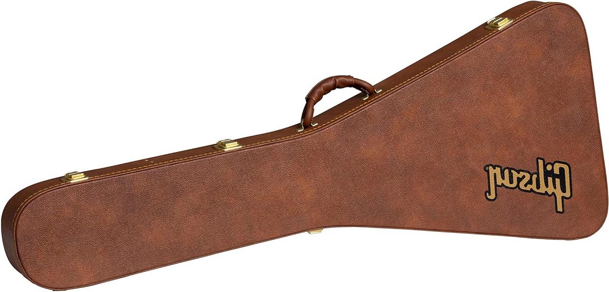 Gibson Flying V Original Hardshell Case (Brown), bruin, koffer