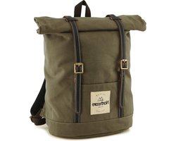 Northcore Surfing & Water Sports Accessories - Waxed Canvas Backpack Backpack Bag - Olive Green - Breathable