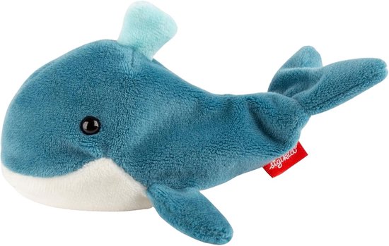 Mini Knuffel Walvis - Pluche Walvis Baby - Knuffelen en Spelen - Extra Zacht Materiaal - 15 cm - Blauw van MINI — afbeelding 4