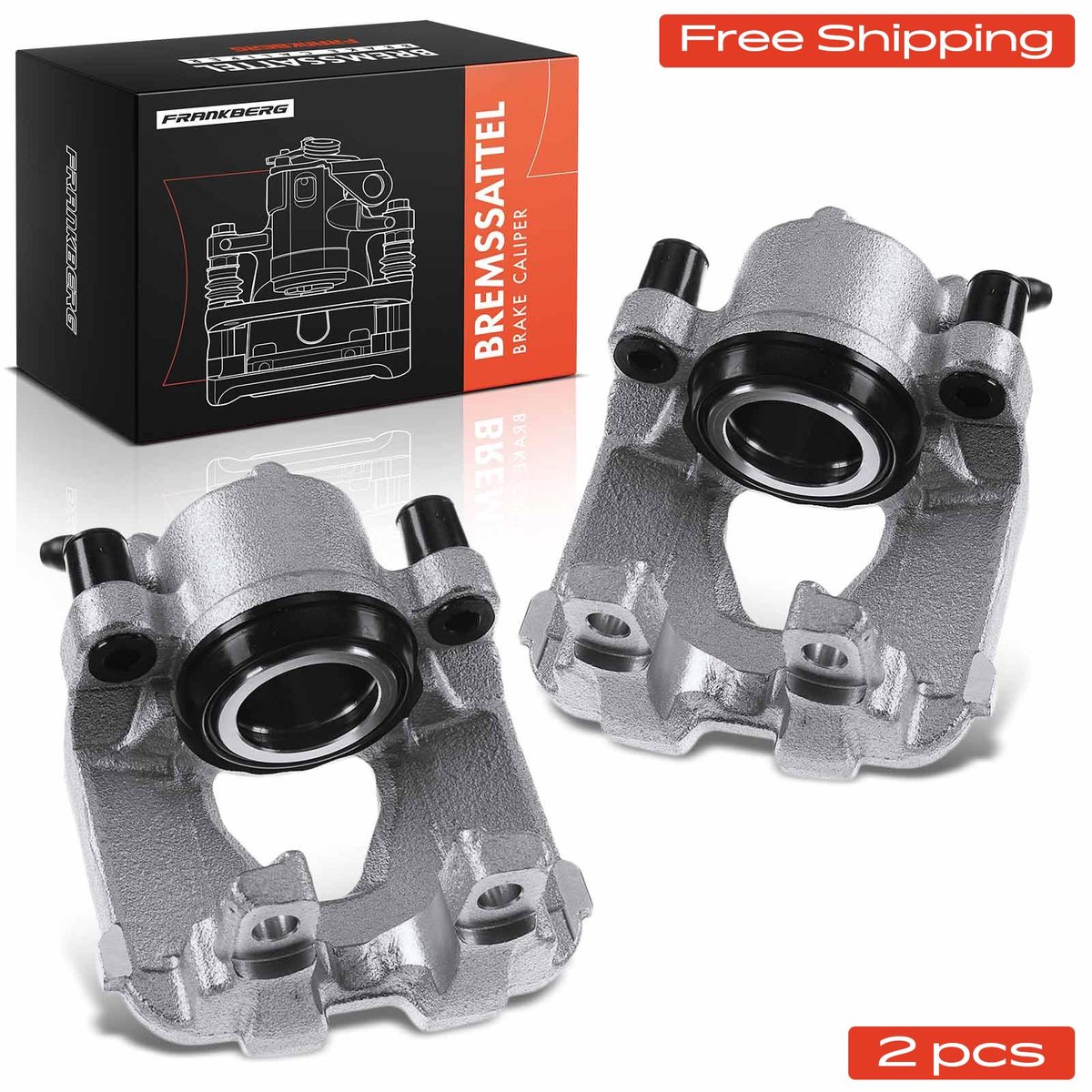 Frankberg 2x Remklauw Vooras voor BMW E90 E93 E92 E91 E84 E89