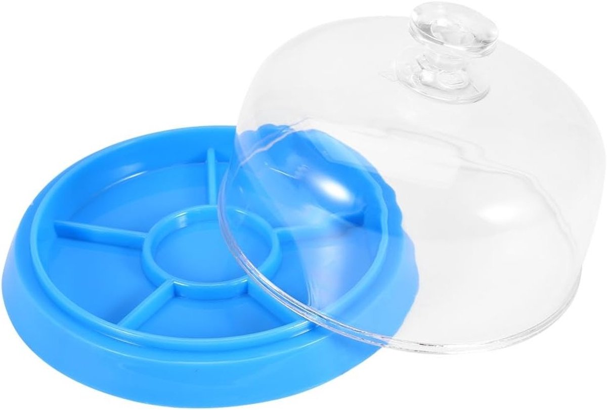 6-Vaks Opbergdoos voor Horloge Onderdelen - Stof- en Vochtbescherming voor Horlogemakers en Sieraden Beads