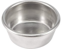 Dailygoods- Koffiefiltermand 54 mm - Metalen Portafiltercontainer - Roestvrij Staal - Espresso-Filtermand - Eenvoudig te Reinigen - Veilig Vergrendelingsontwerp - Filterhouder