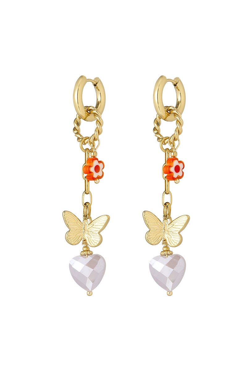 Oorbellen twinkle charm - Groen