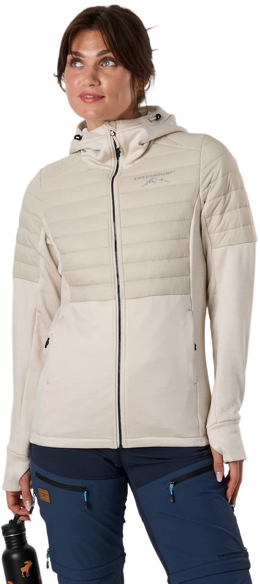 Swedemount Lofoten Hybrid Jas – Damesjas Sand Melange
