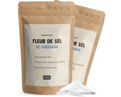 Cupplement Fleur de Sel de Guérande Combideal 2x 250 gram - Grof Celtic Sea Salt - Keltisch Zeezout - Zout