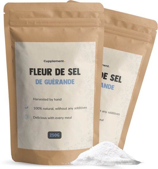 Cupplement® - Fleur de Sel Guérande Combipack 500 Zout