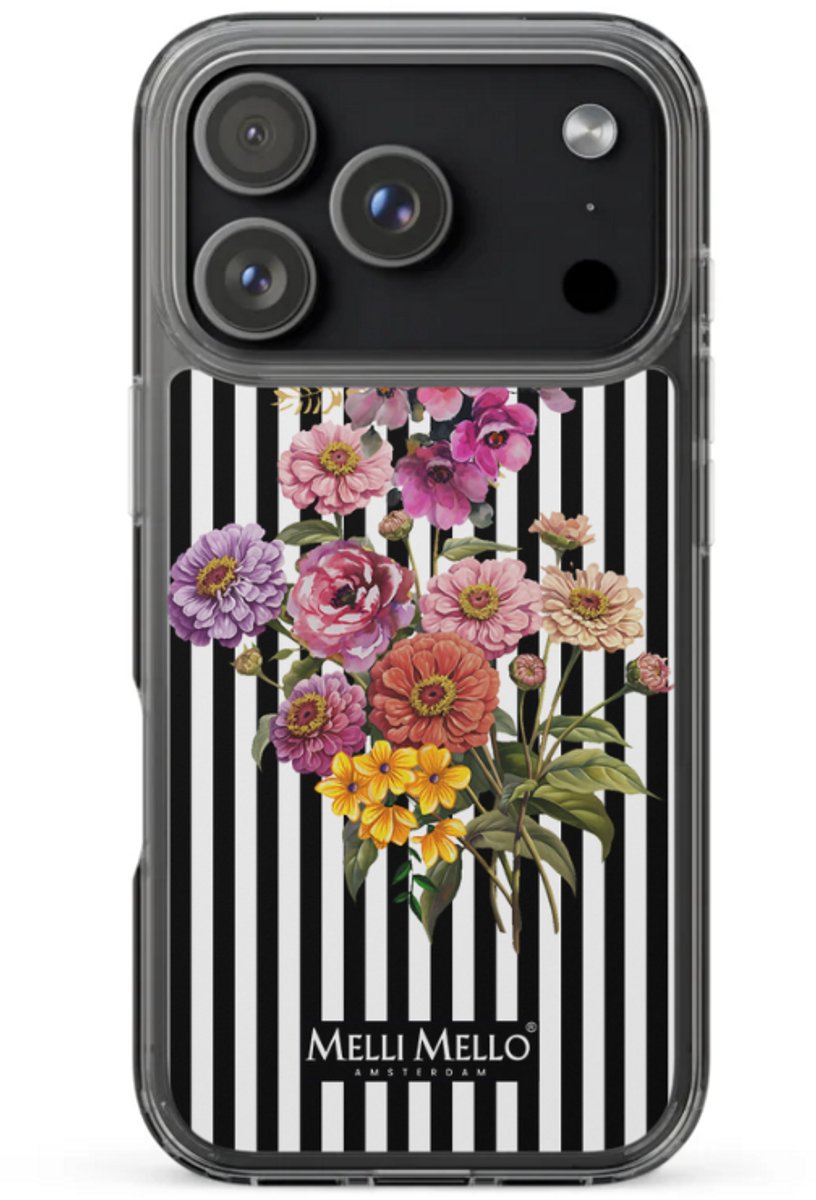 Melli Mello Telefoonhoesje Striped Grace (Soft case) - Apple iPhone 17 Pro