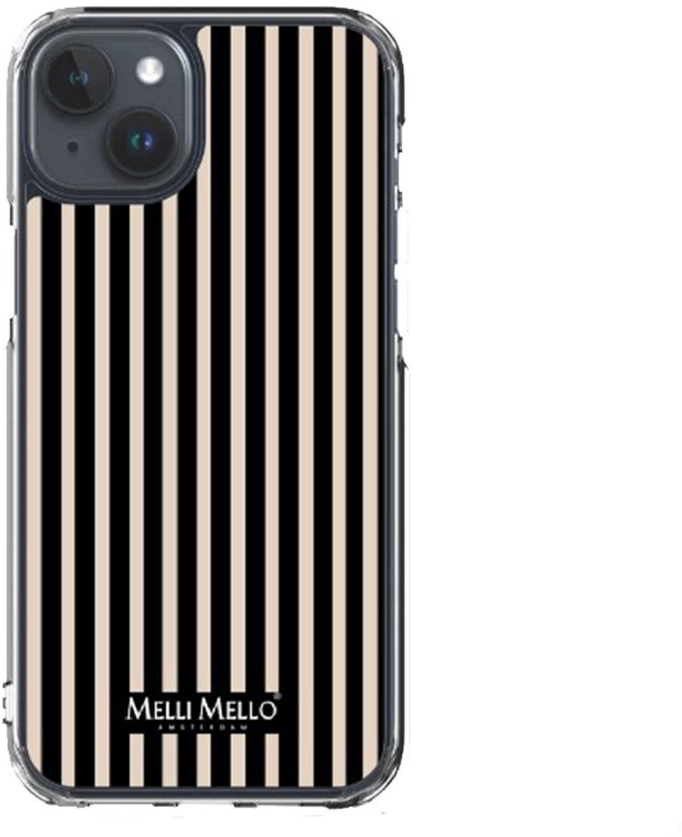 Melli Mello Telefoonhoesje Midnight Lines (Soft case) - Apple iPhone 15 Plus