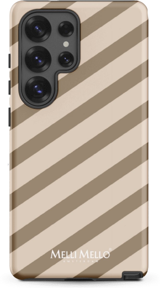 Melli Mello Telefoonhoesje Sand Stripe (Tough Case) - Samsung Galaxy S25 Ultra