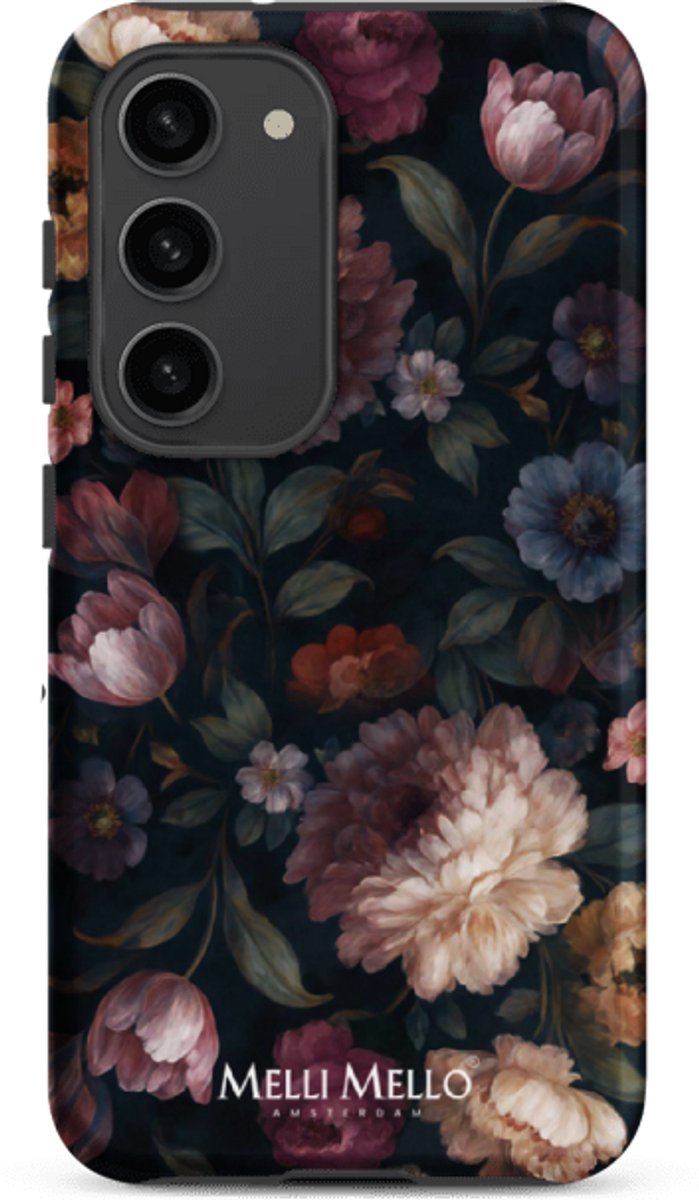 Melli Mello Telefoonhoesje Noir Bloom (Tough Case) - Samsung Galaxy S23