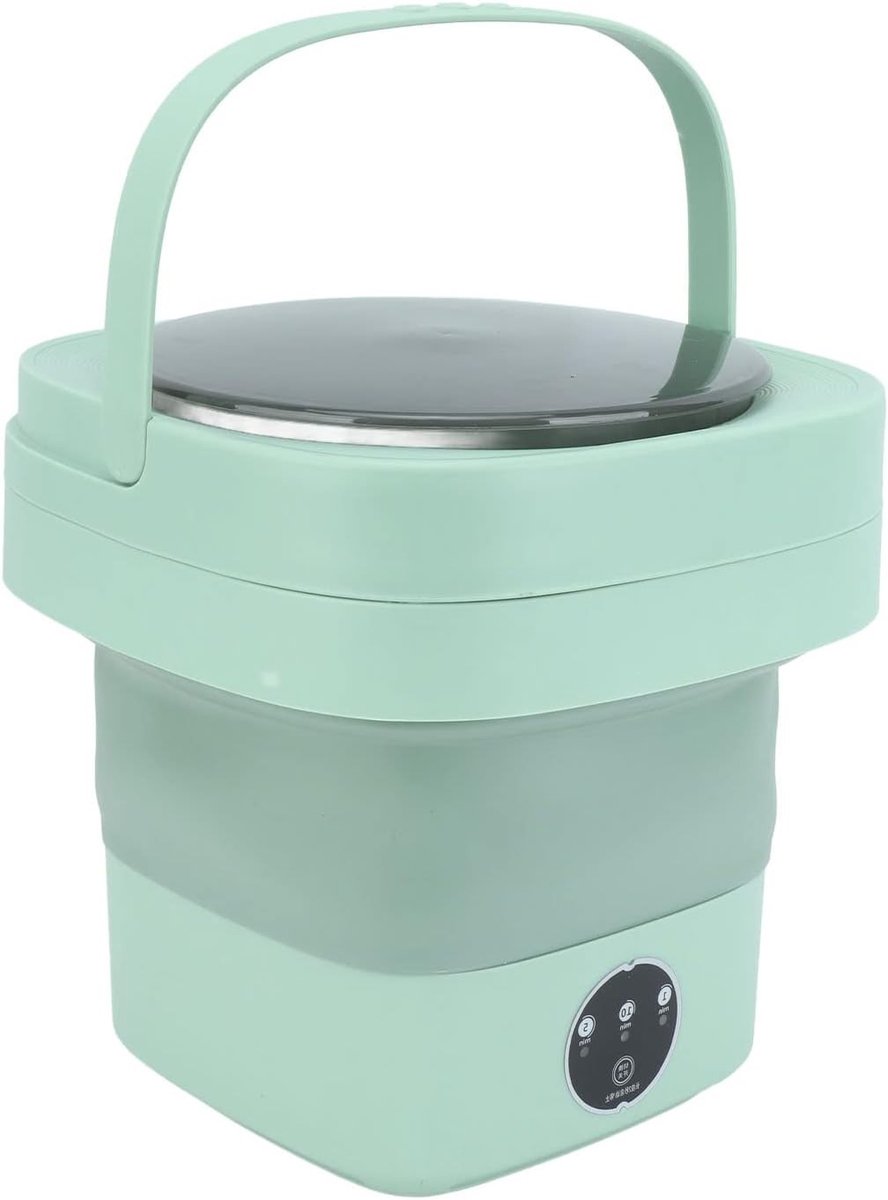 Mini Wasmachine 11L - Draagbare Automatische Wasmachine voor Ondergoed en Groenten - Ideaal voor Appartementen en Studentenhuisvesting 100-240V