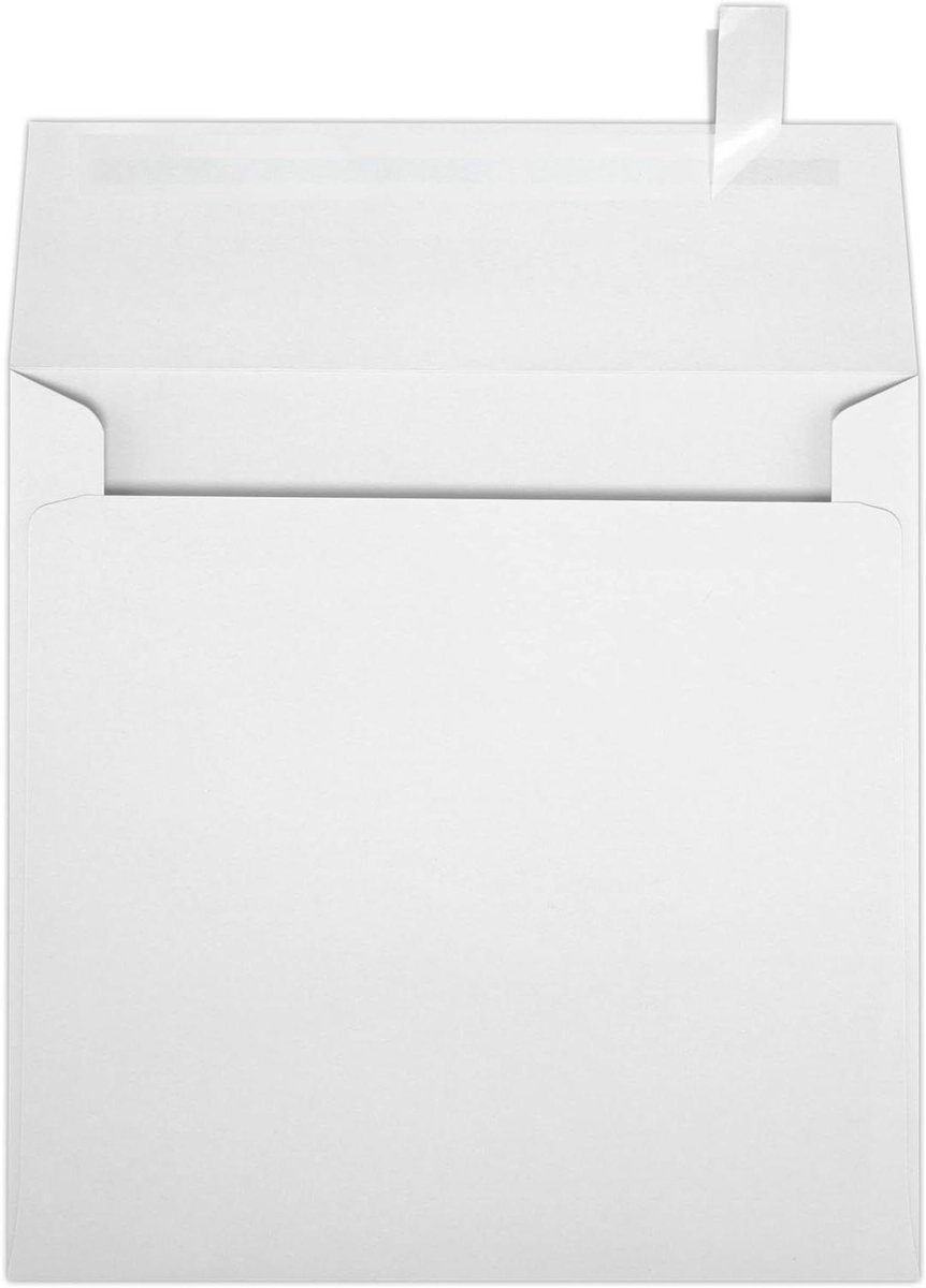 Vierkante Enveloppen - Uitnodiging Enveloppen - Kaarten Verzenden - Peel en Press Afdichting - 6 1/2 x 6 1/2 inch