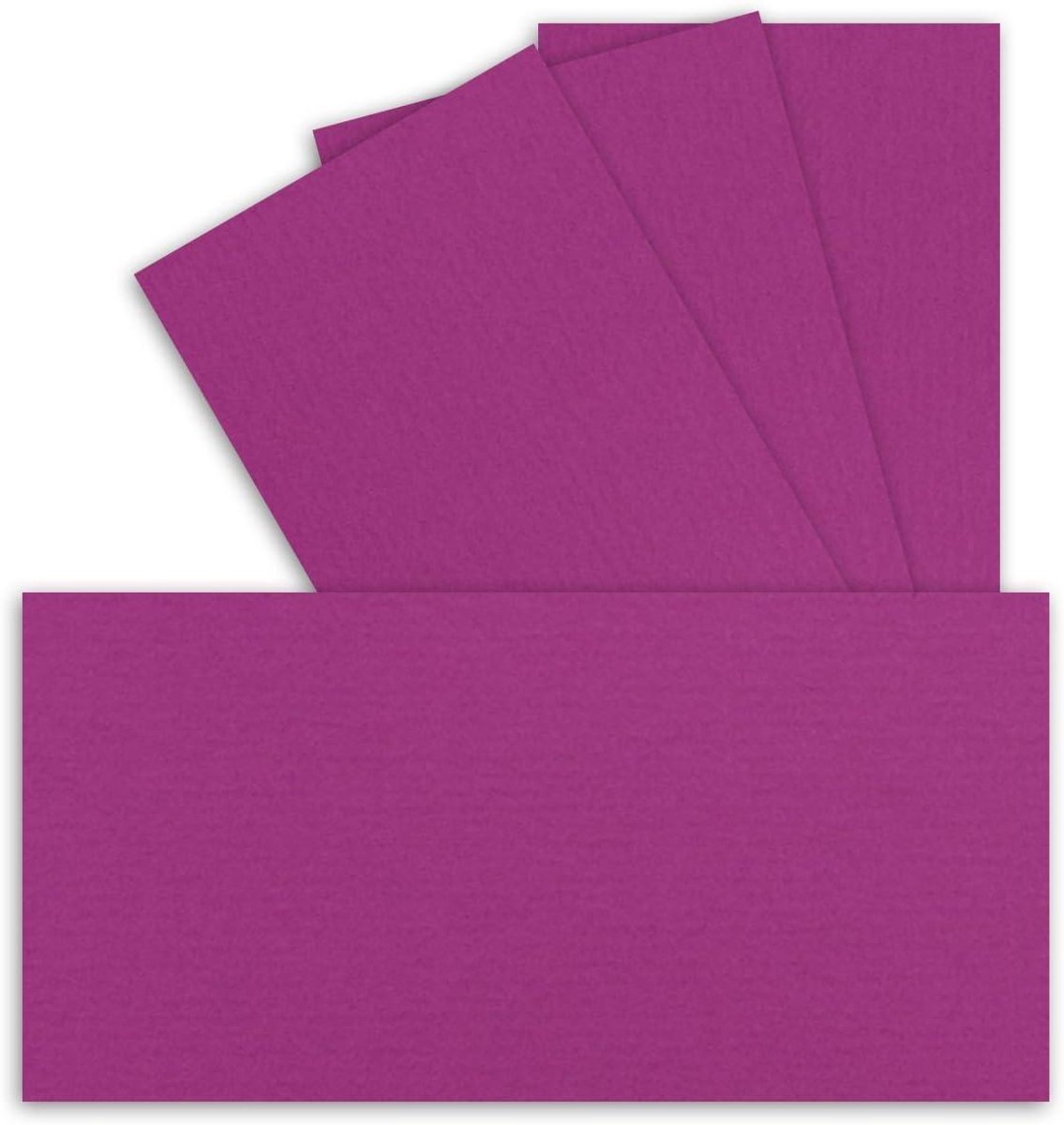 Enkele Kaarten - Wenskaarten Knutselpapier - Kaarten Maken - DIN Lang Formaat - 99 x 21 cm - Amarena
