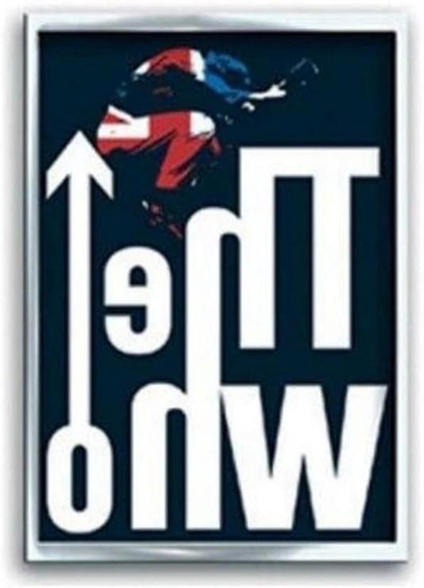 The Who Pin Badge - Muziek Pin - Accessoire Dragen - Multicolor Design - 35 x 25 x 2 cm