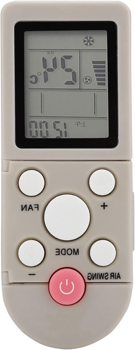 Afstandsbediening voor AUX Airconditioner YKR-F/001 YKR-F/09R/010 F/06 - Universele Controle, Gebruiksvriendelijk en Betrouwbaar