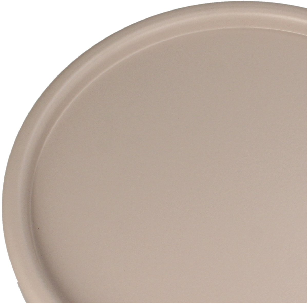 Savi Plateau Rond Metaal Mat - Decoratie Finishing Touch