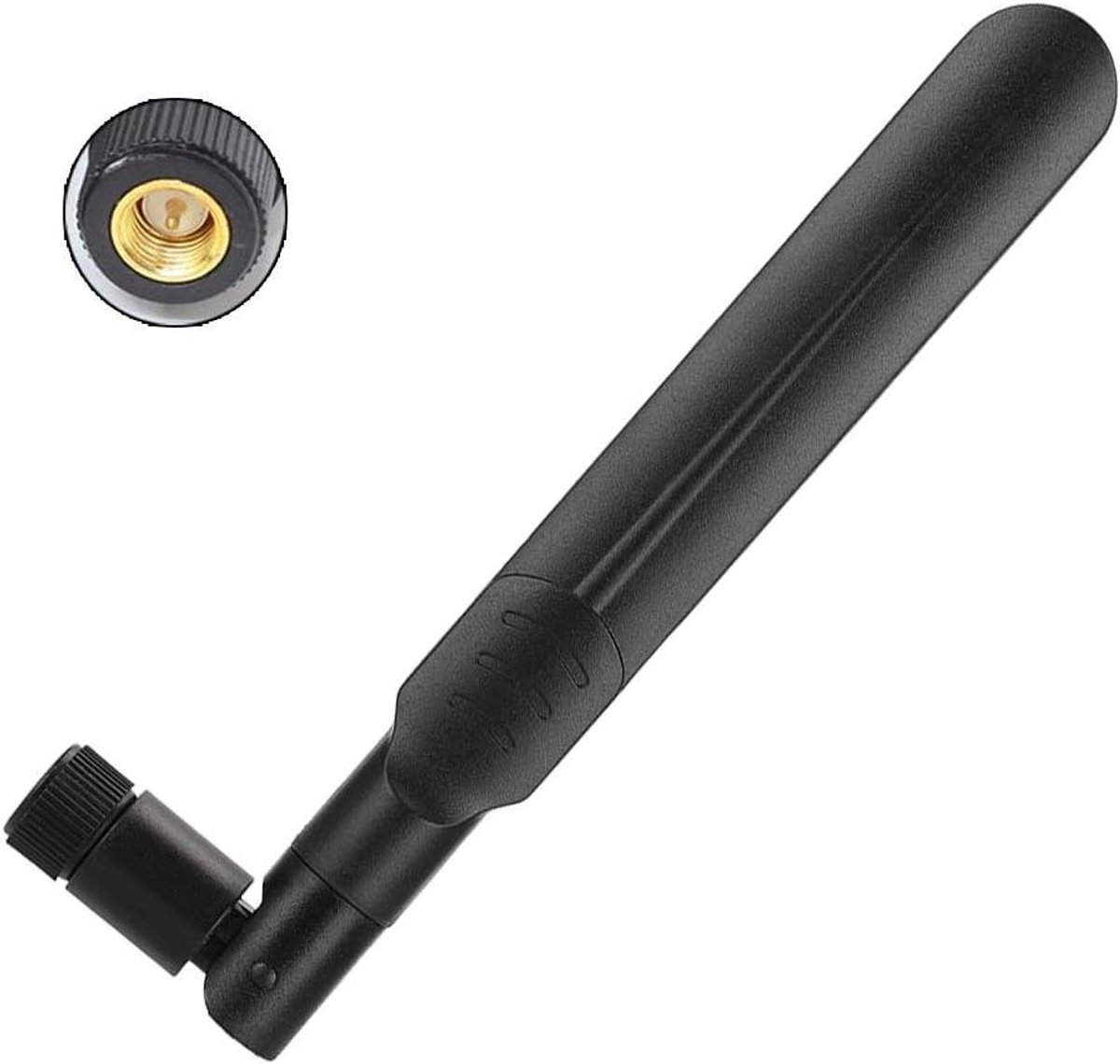 WiFi Antenne - Draadloze Antenne Router - Signaal Versterken - 8dBi Dual-Band - 16 cm - Zwart