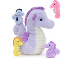 MorisMos Large Seahorse Teddy with Baby Inside