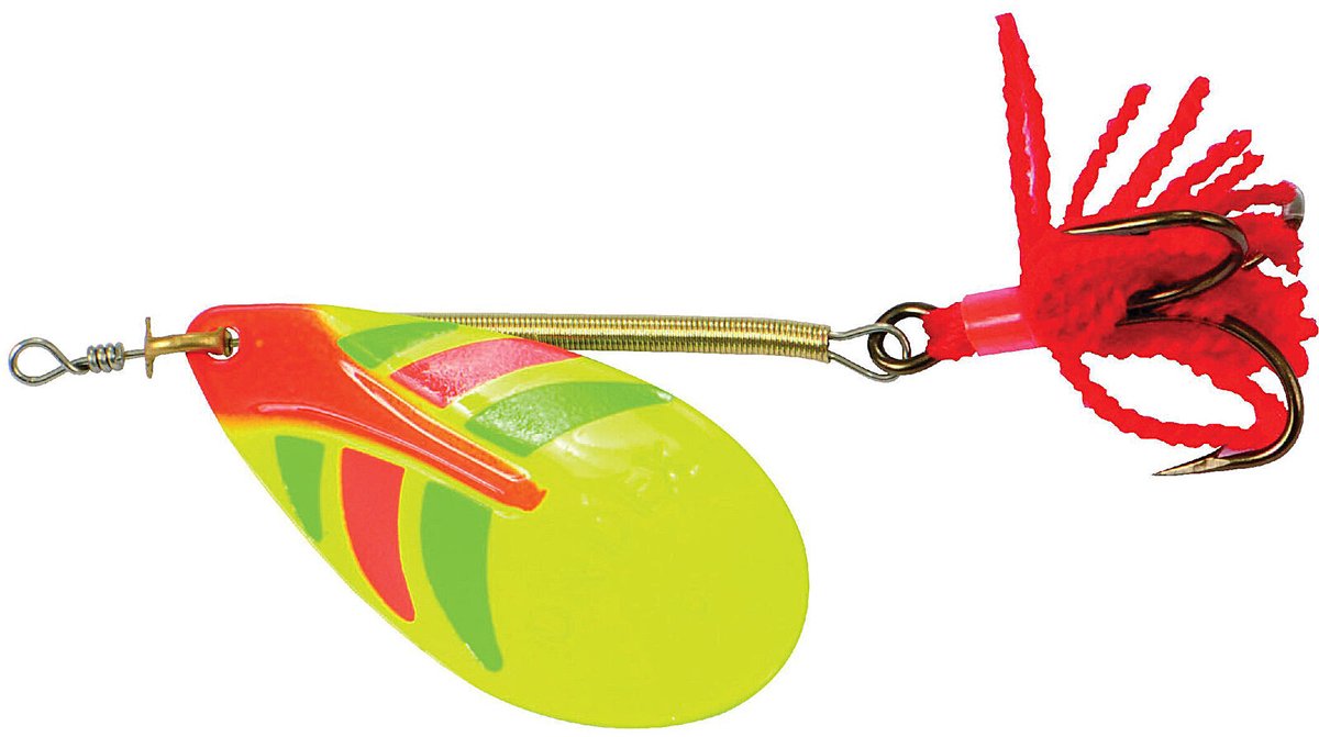Ondex Ondex Fire Tiger Spinner – klassieke onverzwaarde spinner in diverse maten Maat 8 / 14,5 gram