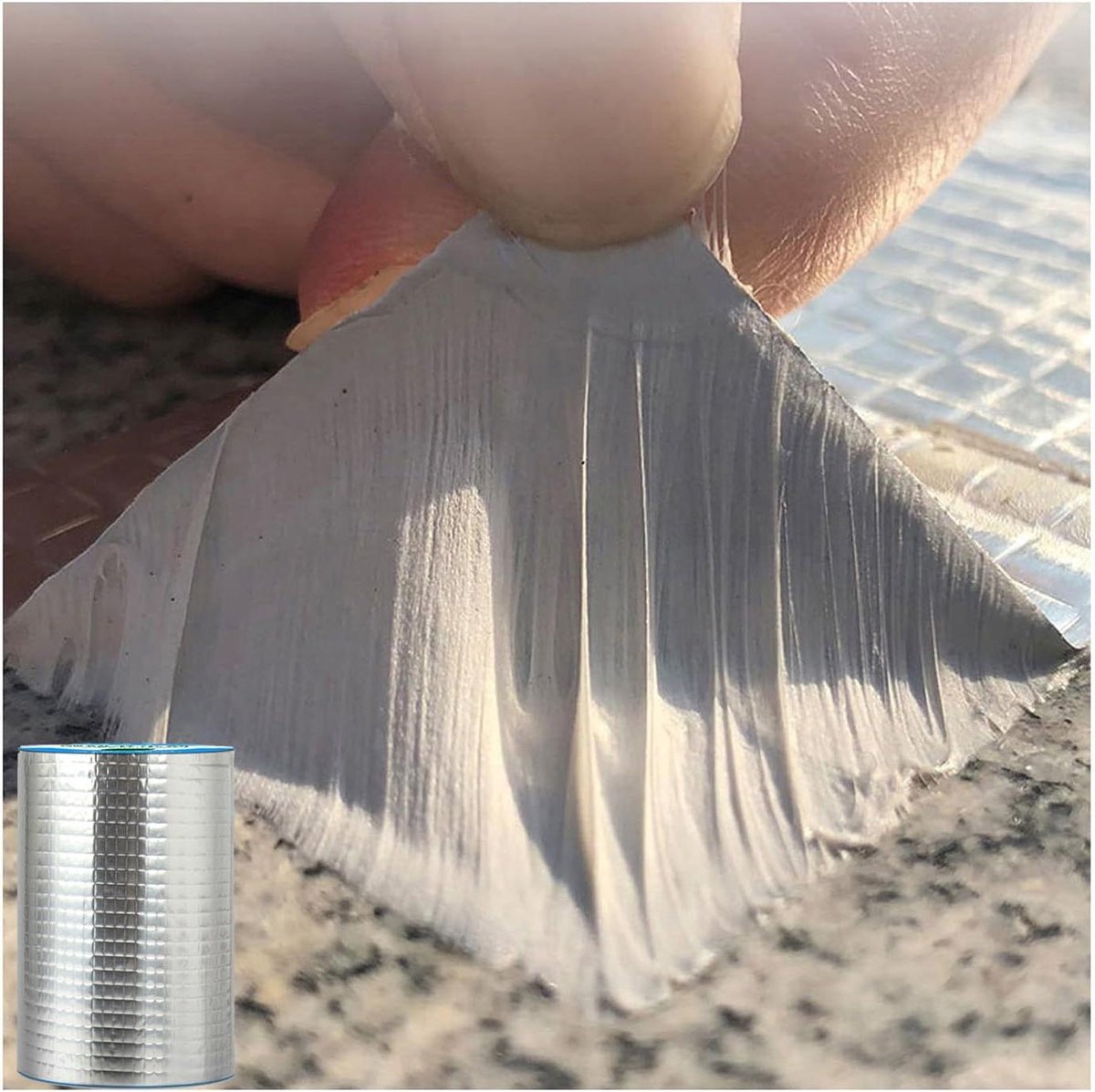 Butyl Tape - Waterdichte Tape Afdichtingstape - Lekkages Repareren - Hoge Klevendheid - 5 cm x 5 meter - Zilver