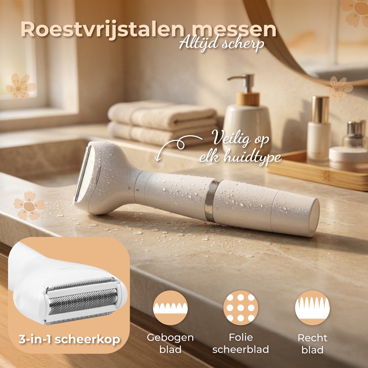 Nuvance Ladyshave - 4 Opzetstukken thumbnail 5