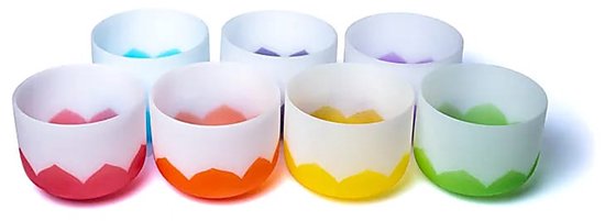 Kristallen Klankschaal Lotus Chakra 7 Btoon 432hz - 30cm - 30cm — afbeelding 2