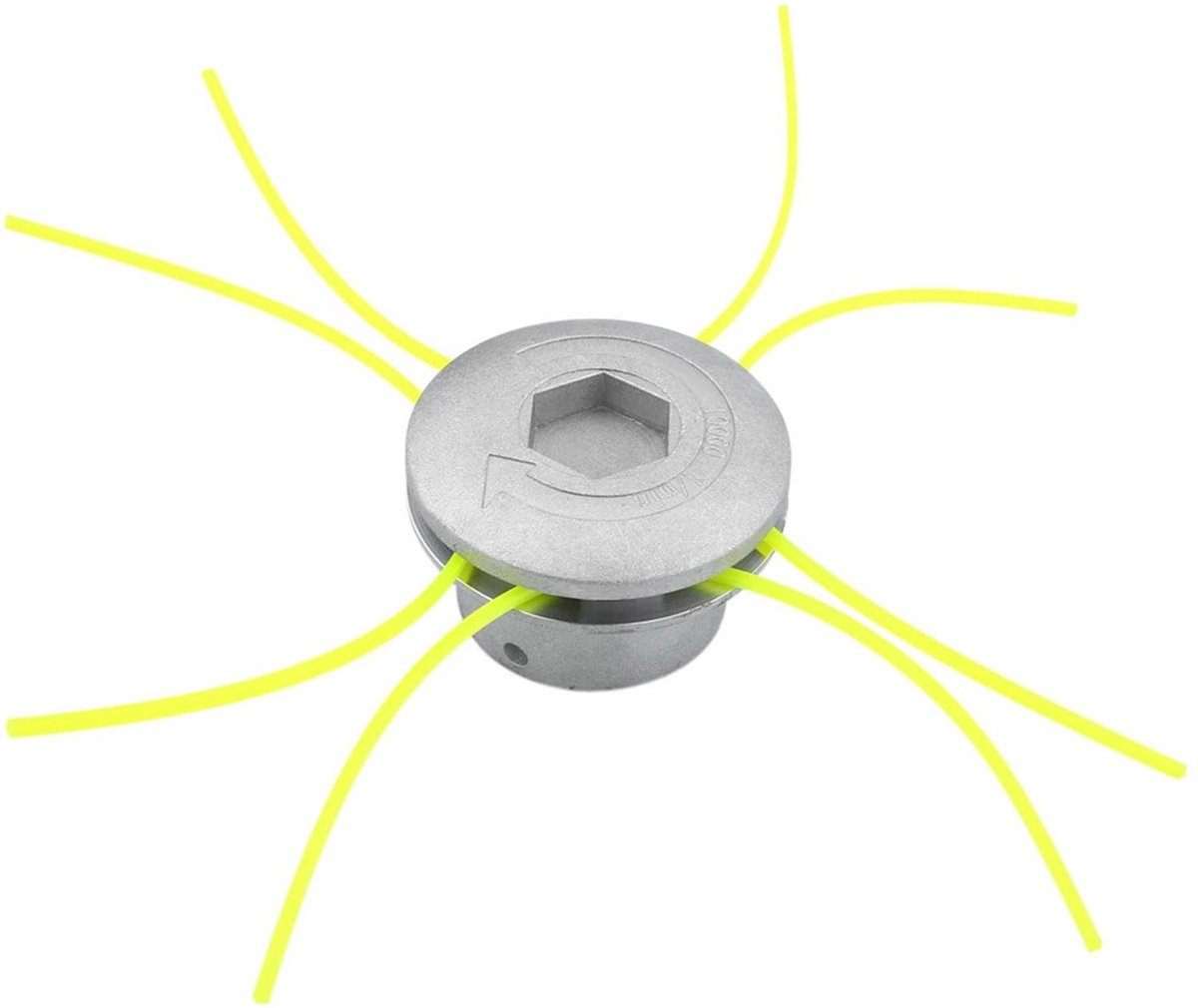 SPHProducts - Aluminium Trimmer Head - Duurzaam en Lichtgewicht - Zilver - Universele Geschiktheid - Ideaal voor Grasmaaiers