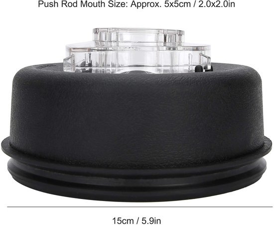Store_9 - Deksel en Plug - Blenderdeksel - Vaatwasserbestendig - Rood - Accessoires voor Sapcentrifuge - Geschikt voor 64 Oz - Kleur: Rood van Store 9 — afbeelding 5