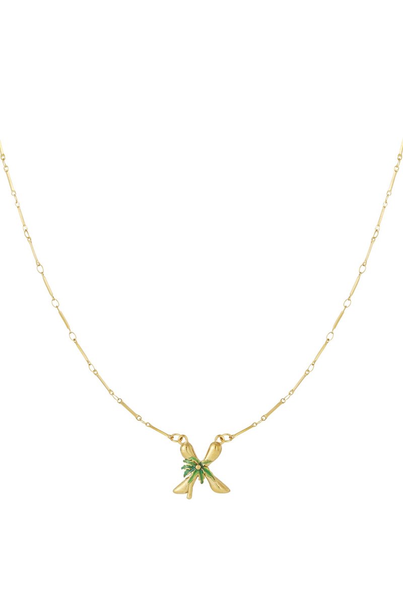 Happy Initials ketting met bedels