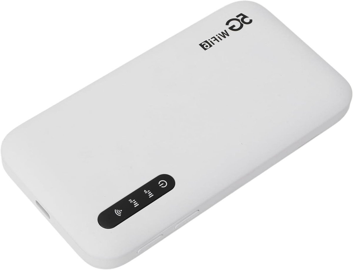 Draagbare 5G WiFi Hotspot - Mobiele Router - Internet op Reis - WiFi 6 voor 16 Apparaten
