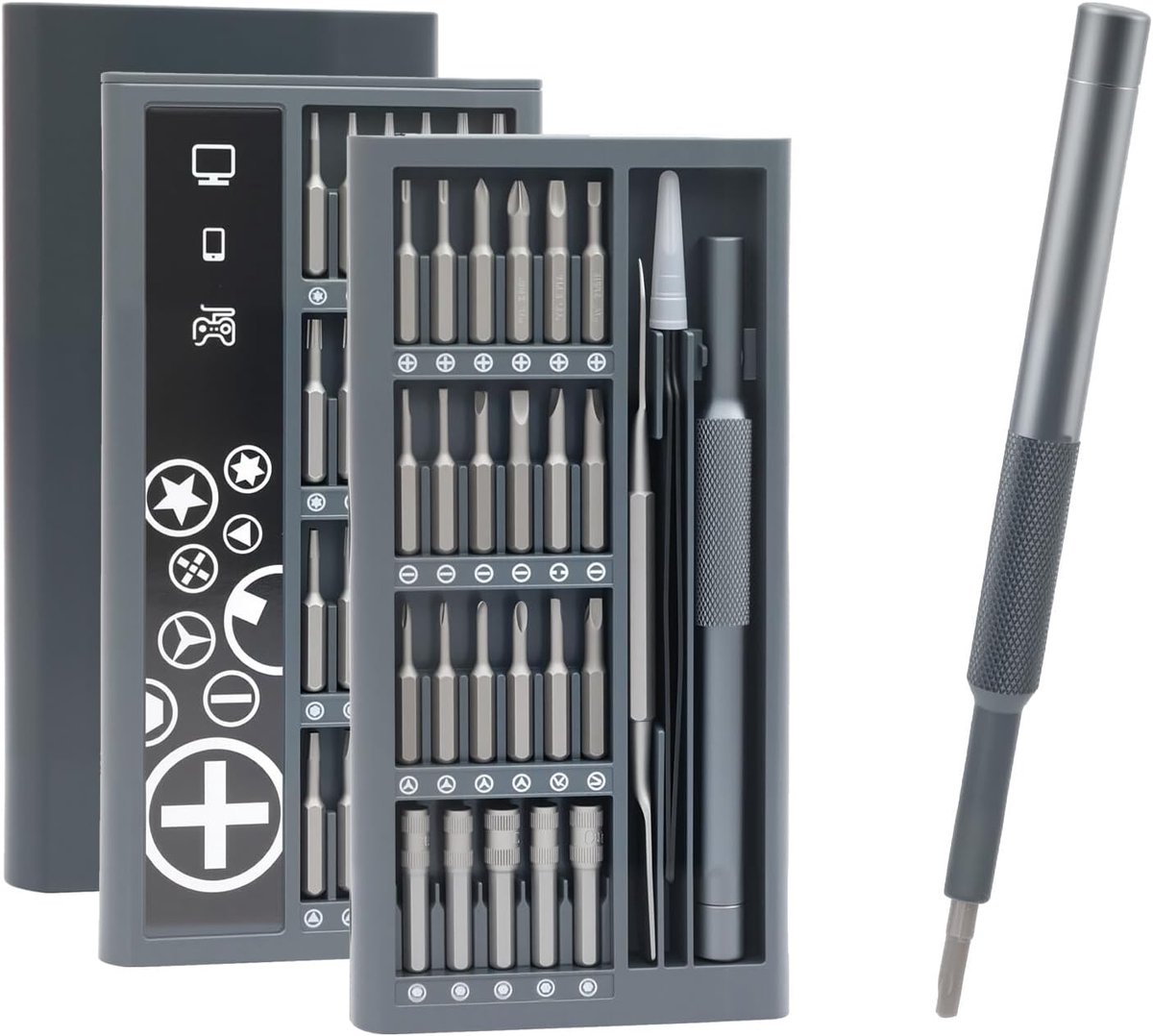 50-in-1 Schroevendraaierset - Fijn Mechanisch Gereedschap - Mini Schroevendraaierset voor Laptop, Smartphone, PC, MacBook, Tablet, PS5, PS4, Elektronica, Brillen, Horloges