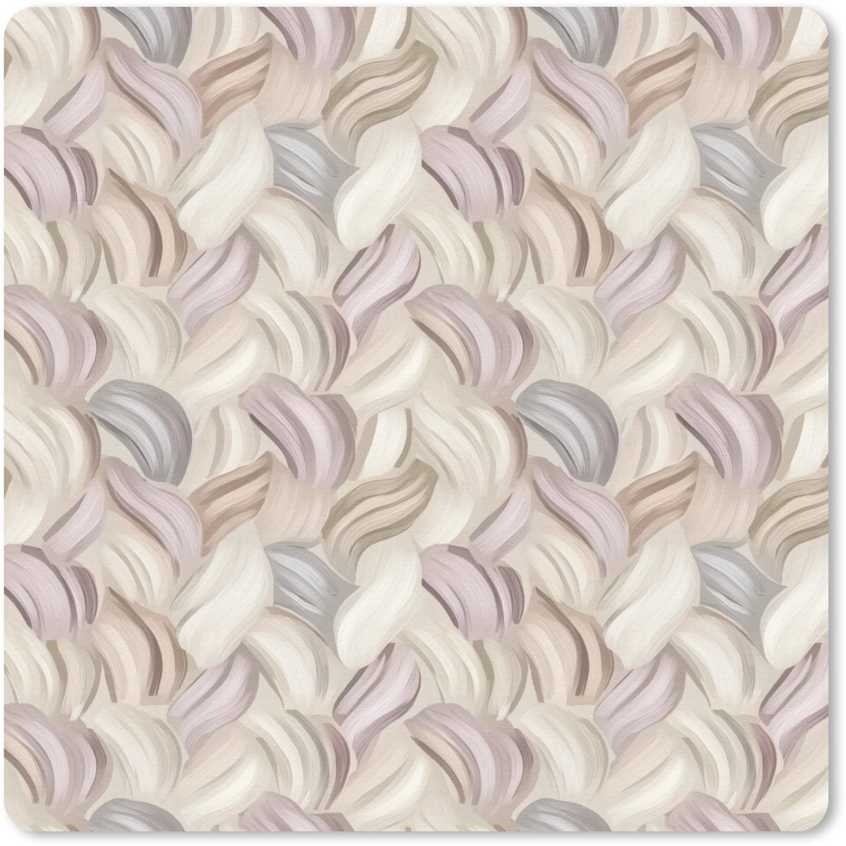 Muismat 30x30 cm - Mousepad Abstract - Golvend - Pastel - Muismatten